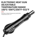 Dual LED Digital Displayings Hot Air Heat Gun and Soldering Iron 2-IN-1 SMD Rework Station for Soldering and Desoldering