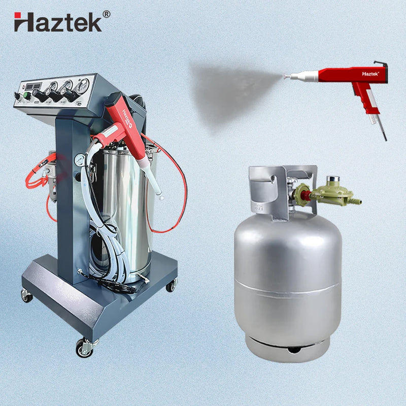 Haztek Aluminum Powder Machine Wall Coating Machine Automatic for Walls Powder Spraying Equipment