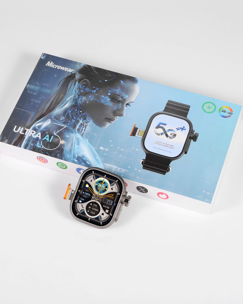 Rugged Android U3A Smartwatch 5g Global Network Europe Asia America Africa Ultra AI3 Gen 2 Smart Watch