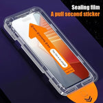 1-4 Pcs Dust Free Easy Installation Tempered Glass Screen Protector for IPhone 17Pro Max 16 15 14 13 12 11 Pro Max XS X XR  Plus