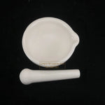 1pcs Glass Mortar with Pestle & Lab Ceramic Mortar 6/9/12/15/18cm Glass Grinding Bowl Medicine Grinder Experiment