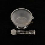 1pcs Glass Mortar with Pestle & Lab Ceramic Mortar 6/9/12/15/18cm Glass Grinding Bowl Medicine Grinder Experiment